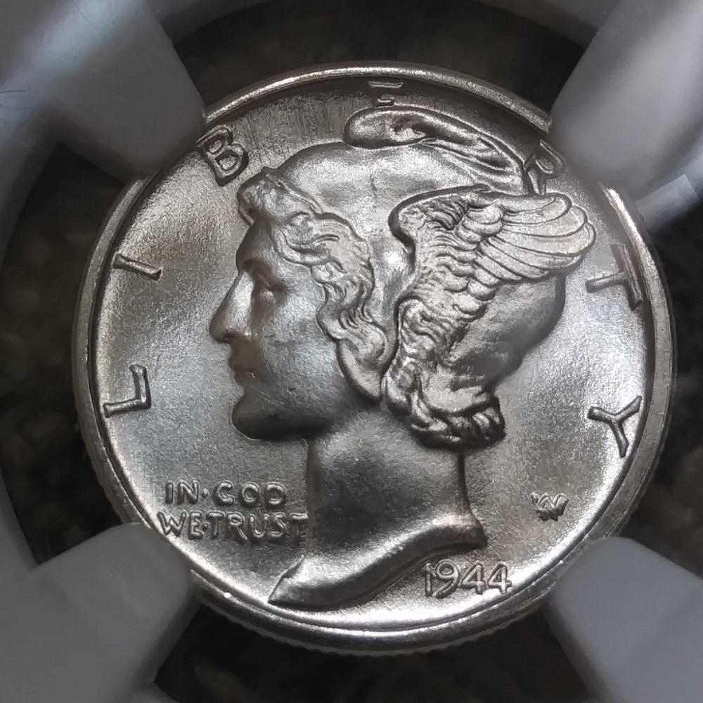 1944 D DDO-1 Dime FB MS65